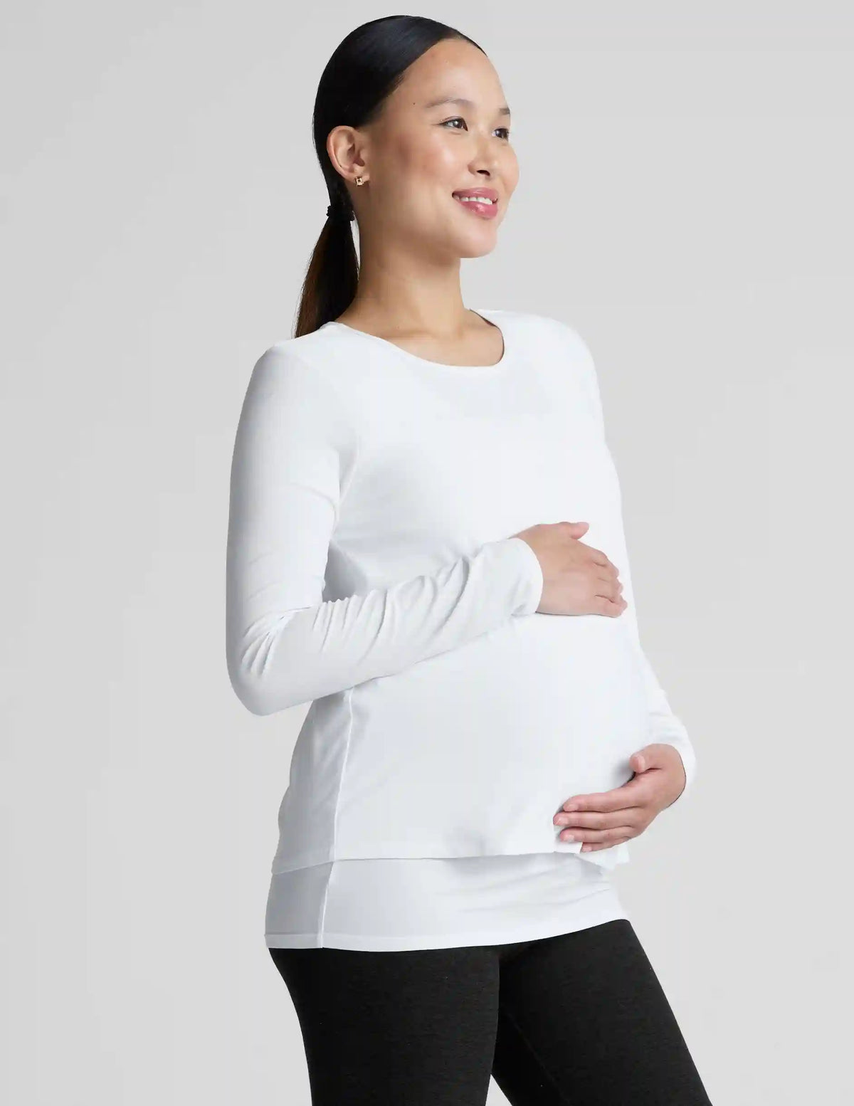Featherweight Under Wraps Nursing Overlap Tee