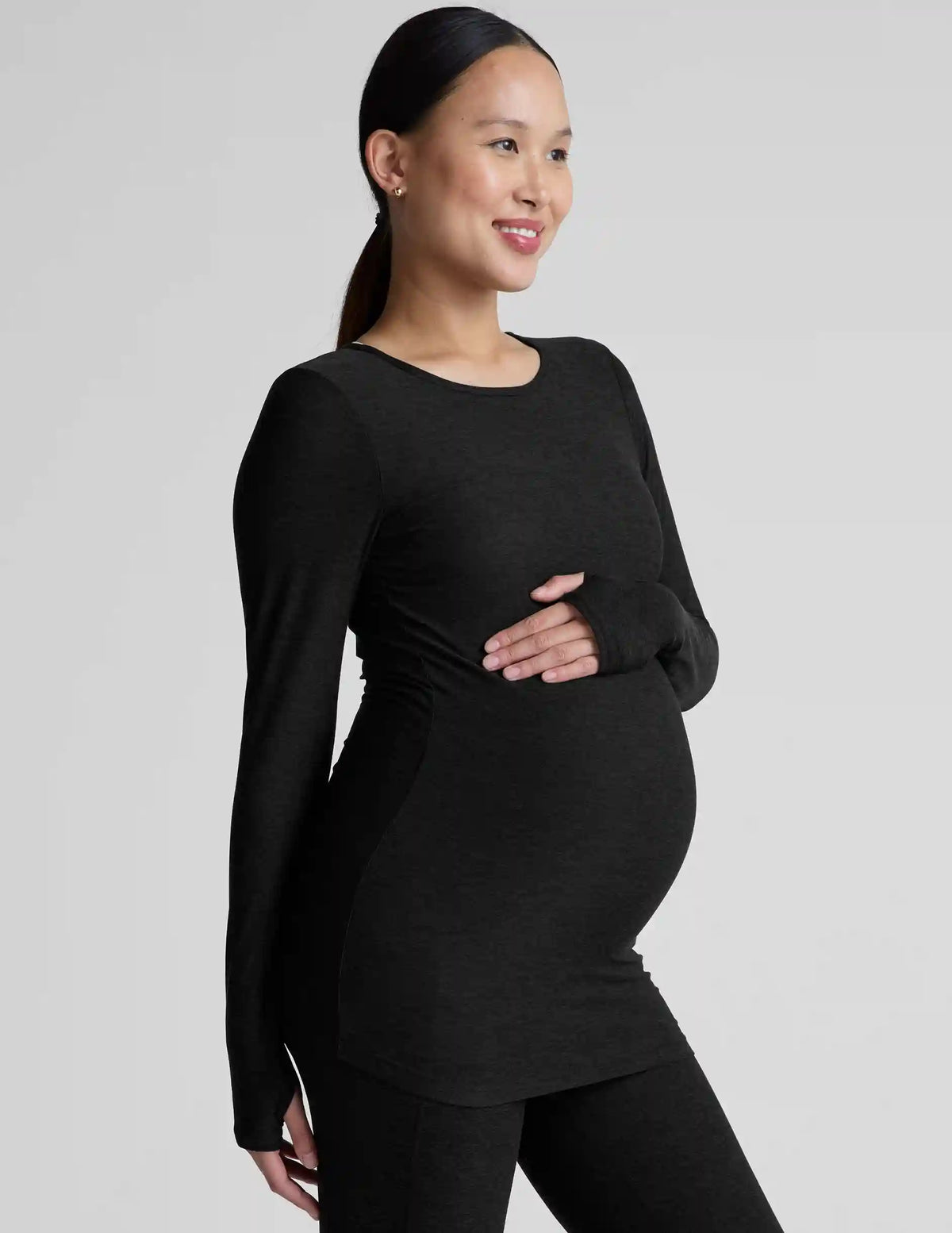 Featherweight Count On Me Maternity Crew Pullover