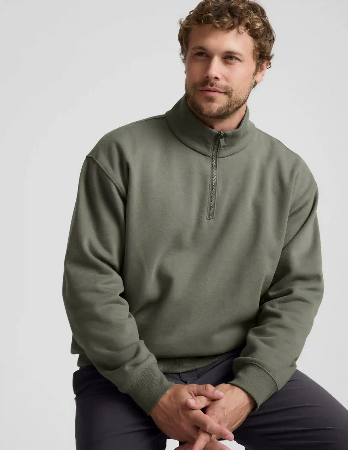 LuxeFleece™ Men's Half Zip Pullover